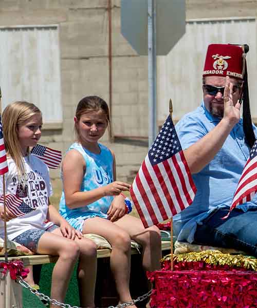 Shriner with family
