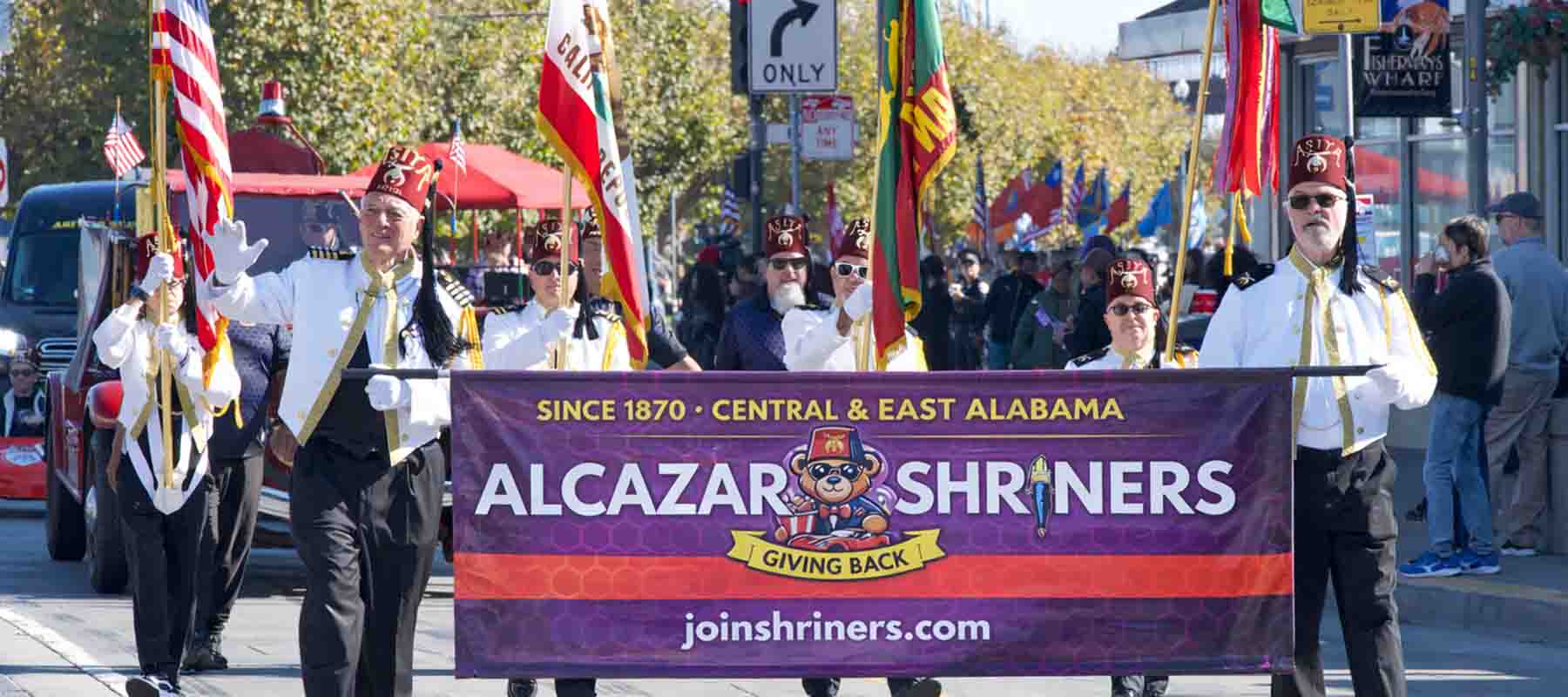 Shriner's dressed for parade